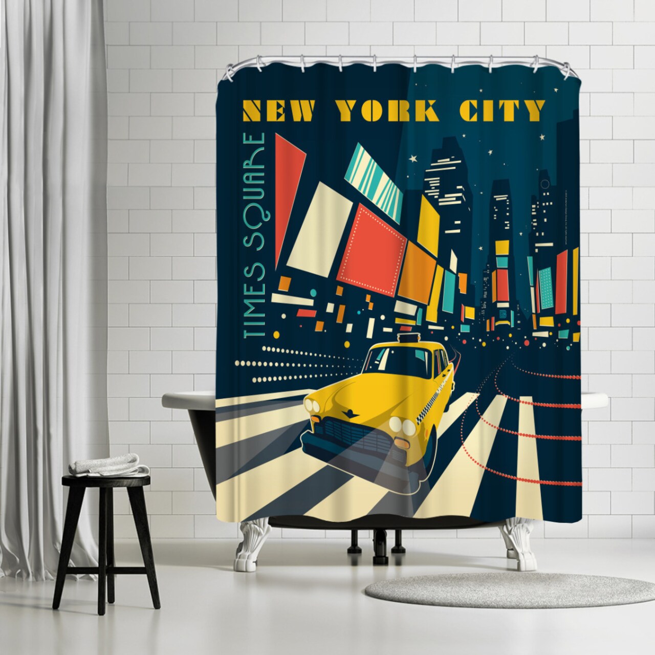 Nyc Times Square by Anderson Design Group Shower Curtain 71&#x22; x 74&#x22;